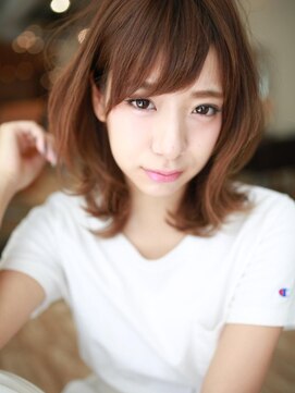 アグ ヘアー ビジュー 藤が丘店(Agu hair bijou) ひし形シルエット☆カジュアルミディ
