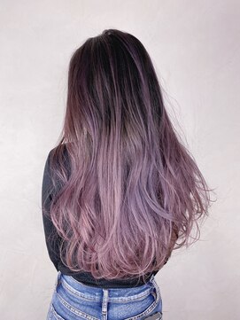 ジゼル(gisele) パープルバレイヤージュ