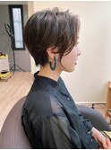 ハンサムショート☆耳かけくびれショートに艶カラーはお任せを