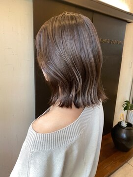 ナナナ パレナ 宝塚店(nanana parena) 透明感たっぷり艶髪☆大人かわいいフォギーベージュ