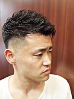 ヒロギンザ 新橋日比谷口店(HIRO GINZA) スパイキーフェードパーマ 新橋 理容室 床屋 日比谷 内幸町