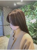 ~青木 ハイライト ホワイトグレージュ ~