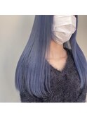 【オシャレ透明感☆】アイスブルーカラー@心斎橋美容室
