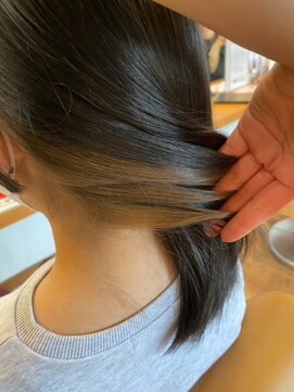 ギャロップヘアー 初めてのブリーチでインナーカラー☆