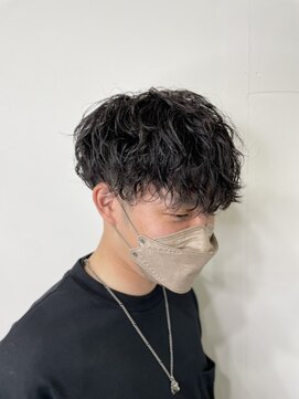 ネウィ ハウオリ 札幌駅前(newi hau'oli) メンズ簡単スタイリングパーマ