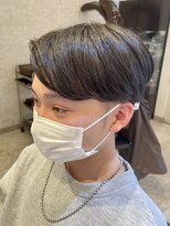 クオリア(Quaria)&nbsp;ニュアンスパーマビジネスショート韓国メンズマッシュ☆