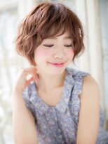 モッズ ヘア 福岡姪浜店(mod's hair)&nbsp;mod's姪浜/ベビーピンク大人ガーリーくせ毛風マッシュパーマg