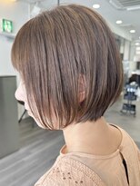 ビューエヒメ(VIEW EHIME)&nbsp;大人ラフウェーブ20代30代40代ボブブラウンスウィングショート