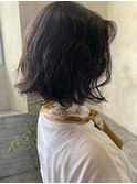 《藤野お客様スタイル》クセ毛活かしのラフボブ