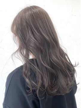 アジールヘア 所沢プロペ通り店(agir hair) グレージュウェーブブリーチ無しイルミナカラー所沢