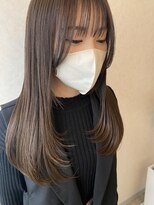 ジェリカヘアー サンフラワー通り(Jlica hair) ワンカールレイヤーカット×グレージュカラー