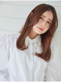 大人かわいいＡラインロングヘア