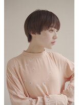 ムク 甲府(muku.)&nbsp;ミディアムヘア/斜めバング/グレージュカラー/甲府駅