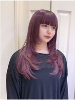 プアメリア 名古屋(Puamelia)&nbsp;ミディアム 前髪カット オージュア 前髪カット学割U24 251