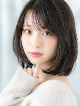 ドクターズサロン LAB 小山店 アッシュオリーブ内巻きワンカールボブk小山20代30代40代