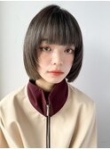 ショートボブ顔周りカット顔周りレイヤーカット前髪カットウルフ