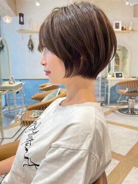 ロンドミラー 博多店(Lond Mirror) くびれショート/大人美人ショート/ショート/ショートヘア/ボブ