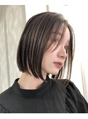 垢抜けボブ！ウザバング　大人可愛い　ストレート