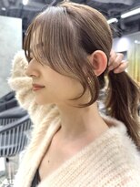 シティ(CITY)&nbsp;レイヤーカット 顔まわりカット ロングレイヤー 韓国ヘア