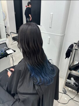 アライブ ハラジュク(ALIVE harajuku) 【ALIVE 夕貴】ブルーグラデーションカラー