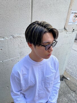 リレーションメンズヘアー(RELATION MEN'S HAIR) ツイストスパイラルマッシュ メンズツーブロックマッシュパーマ