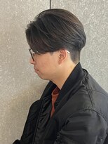 ニアウ 太田店(Niau)&nbsp;メンズナチュラルセンターパート質感重視ニュアンスパーマ