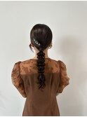 【ヘアセット】編み下ろし
