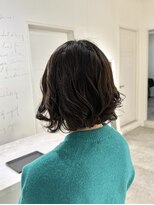 コテ巻き風パーマ