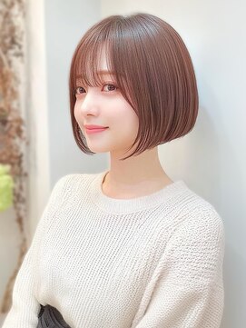 アビリタ(abilita) ショート ボブ 再現性カット 透明感 アッシュヘア 20代30代