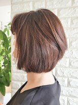 松本平太郎美容室 国立店&nbsp;グラデーションボブ×酸性ストレート×イノアカラー×ハイライト