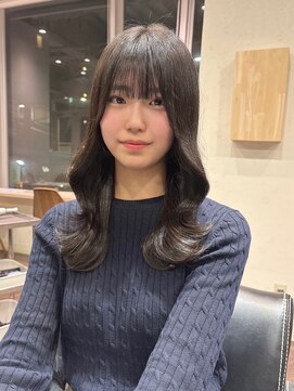 ニーフ 恵比寿(neaf) イメチェンホワイトブロンド外ハネボブ 美髪ワイドバング