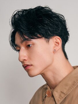 レタッチ バイ フィフス 天神大名(RETOUCH by fifth) 福岡大名メンズフェザーパーマフェザーショートニュアンスパーマ