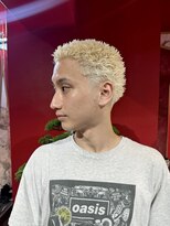 メリケンバーバーショップ トーキョー(MERICAN BARBERSHOP TYO)&nbsp;メンズカットツーブロッククロップスタイルフェード264シマズ