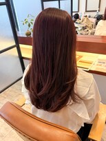 マーリャヘアー(mallia hair)&nbsp;透け感×ツヤ感ピンクカラー