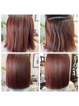 コレットヘア(Colette hair) 【miyu】オレンジボブの酸性ストレート！