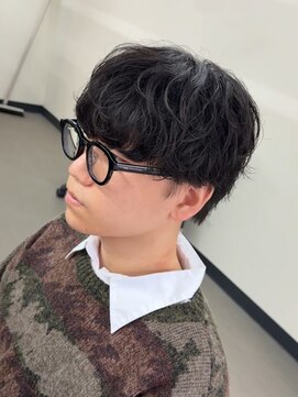 プルーブトウキョウ 渋谷(PROVE TOKYO) 爽やかビジネスツーブロック無造作ナチュラルシャドウパーマ