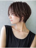 大人可愛い30代40代50代小顔◎マッシュショートボブウルフカット