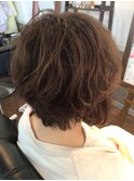 クセ毛風カールボブ