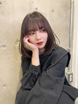 リリー(Lilley) 【稲永麻衣】レイヤーカット+ミディアム+顔まわり+韓国ヘア