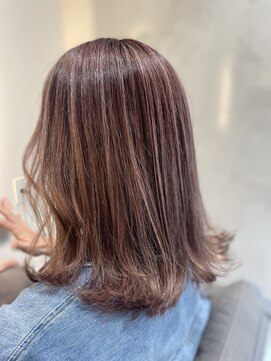 フルー 都立大学店(Fleu r) 白髪ぼかしハイライトN.ルフレカラー