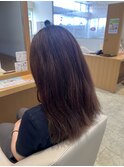 髪質改善カラー/髪質改善/カラー/レッドブラウン/ブラウン