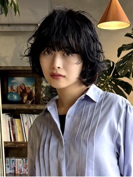 美容室 キムラ マッシュボブ　と　パーマ