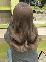 イオエ 西梅田(ioe)&nbsp;ブリーチなしカラー/髪質改善/ミルクティーベージュ/小顔ヘア