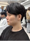 毛流れセンターパート