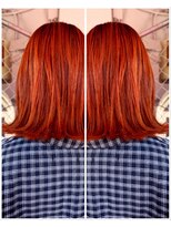 アットティー 金沢文庫(at tee...)&nbsp;【at tee...】外ハネ×ピーチオレンジ