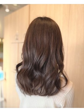 リエットヘアー 杢左店(Lie-et. hair) ショコラブラウン×ゆるふわウェーブ【西尾市】