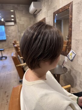 ヘアサロン アプリ(hair salon APPLI) ふんわりグレージュショート