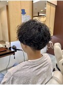 メンズパーマメンズカラーメンズカジュアル刈り上げスタイル
