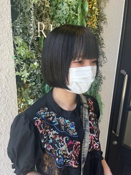 リサプラン(RISA plan) ミニボブ×デザインカラー《西新店》