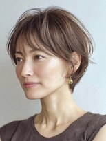 ハーツ(Heart's)&nbsp;大人ショート　白髪ぼかし　脱白髪染め　白髪染め　40代50代60代